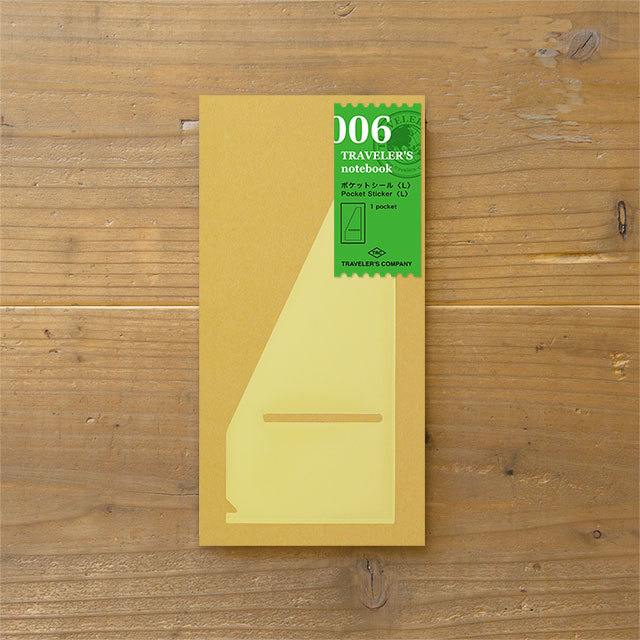 <標準> 006 口袋貼紙(L) - Traveler’s Notebook 旅人筆記本