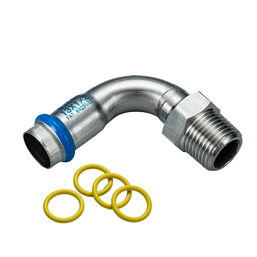 特殊壓接--外牙彎頭