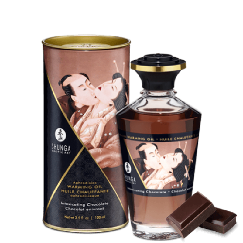 SHUNGA 巧克力熱感按摩油 100ml