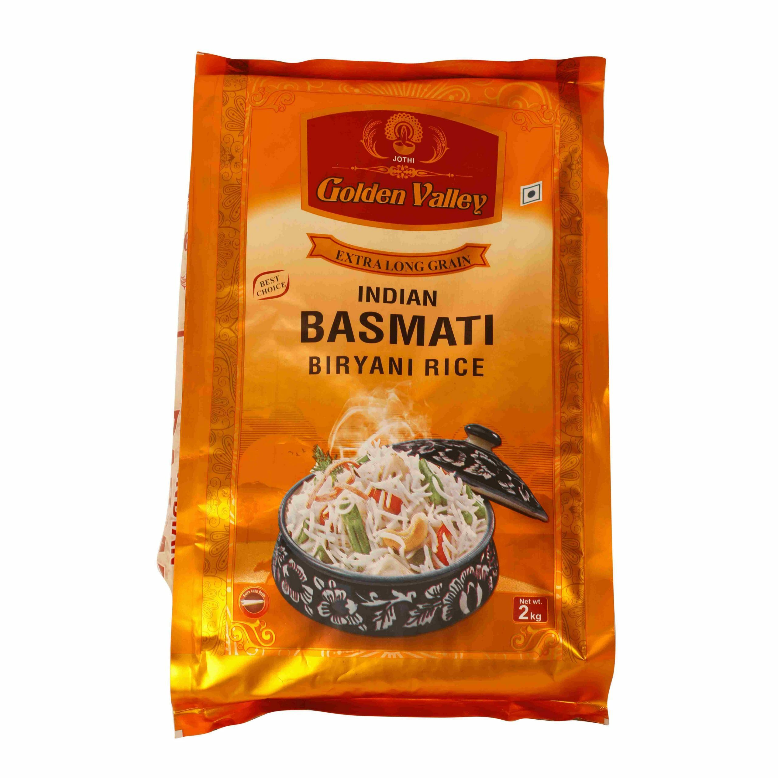 Golden Valley Indian Basmati Rice 2kg