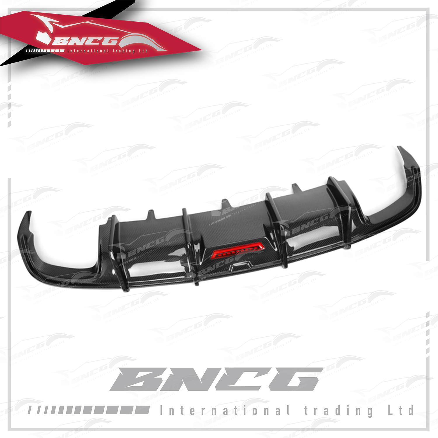 奧迪 Audi A6 C7.5 16-18年式 改裝 碳纖維 外觀件 空力套件 卡布爾款 Karbel 後導流 後下巴