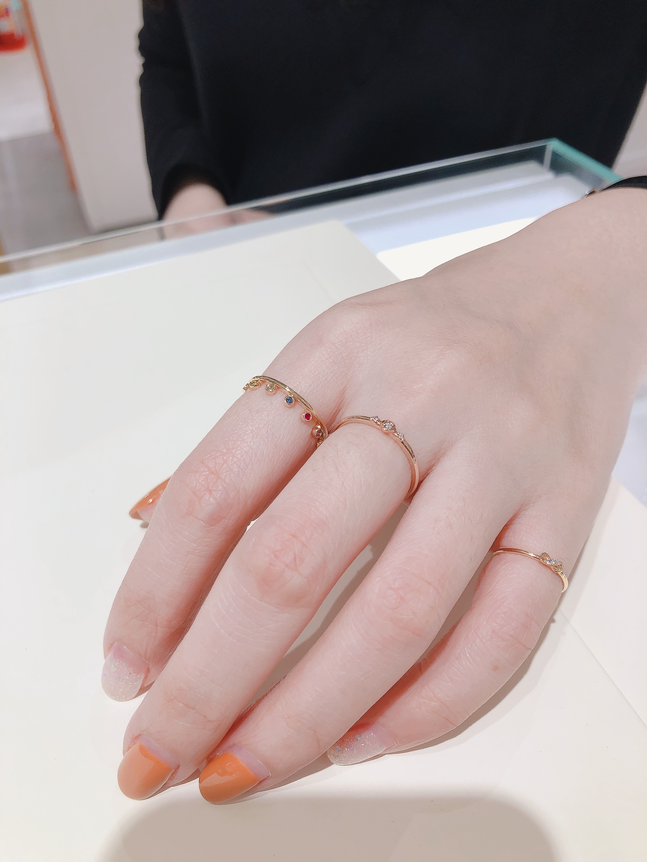 皇冠多色寶石戒指