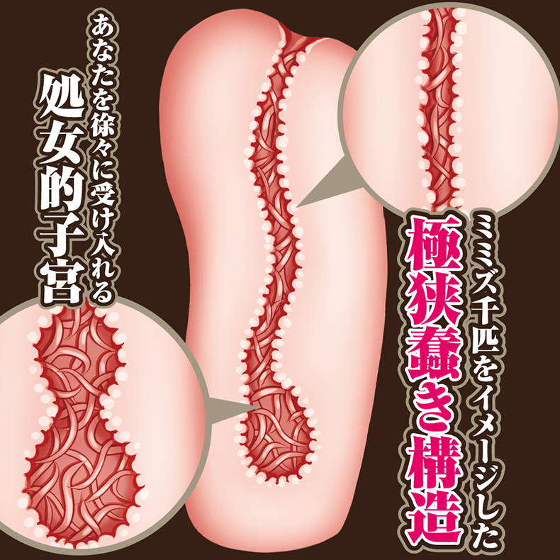 あなたを徐々に受け入れ処女的ミミズをイメージした構造