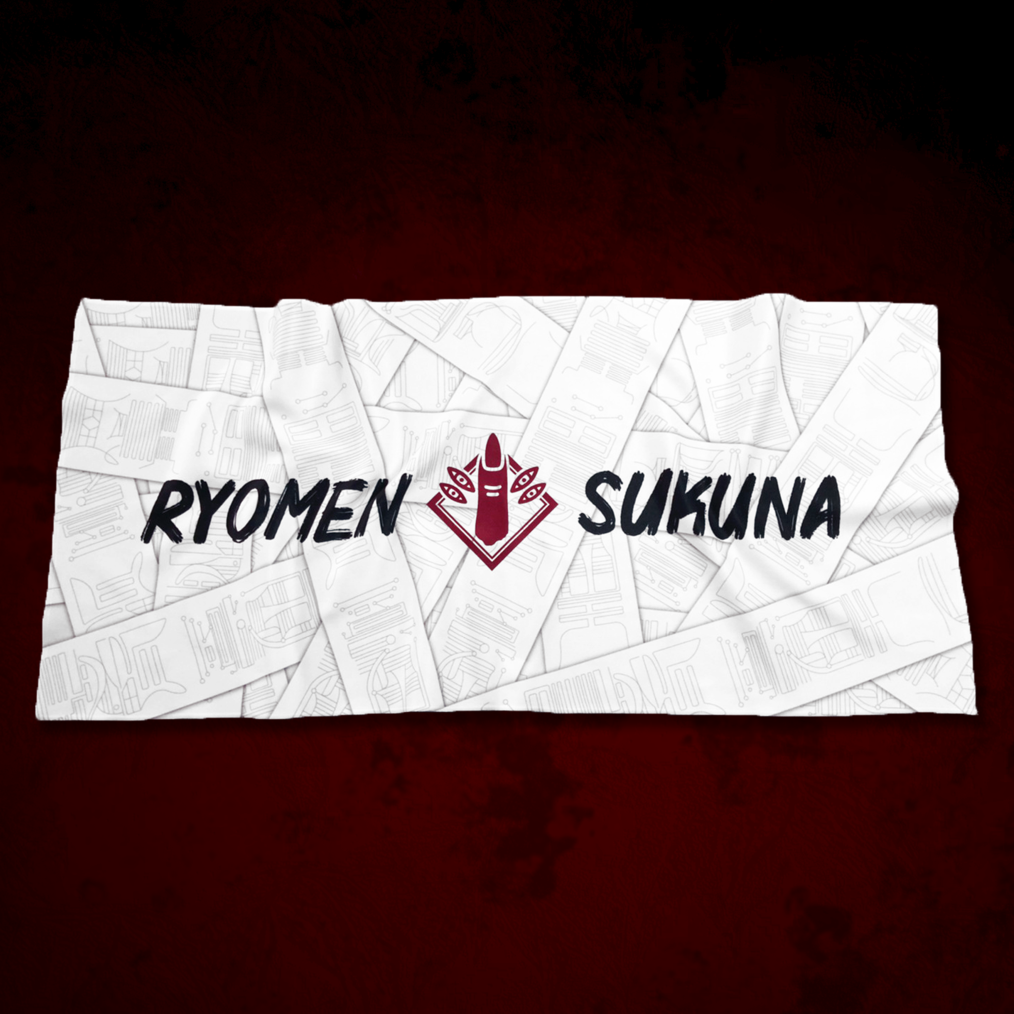 咒術迴戰-毛巾-兩面宿儺封條