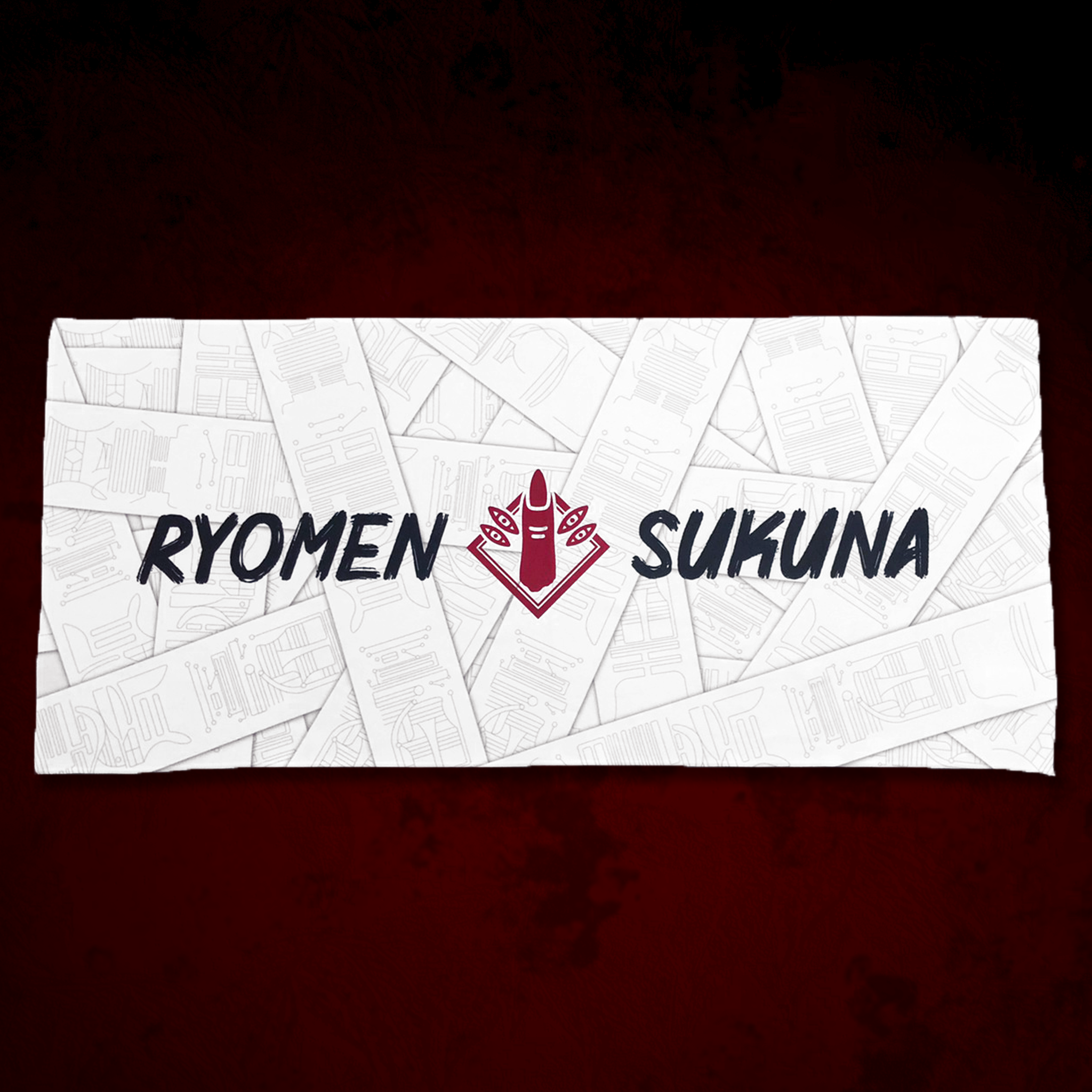 咒術迴戰-毛巾-兩面宿儺封條