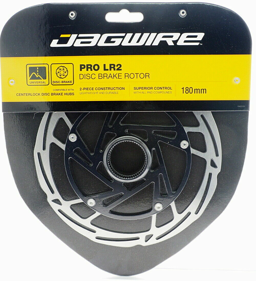 Jagwire Pro LR2-E Ebike Disc Brake Rotor W/Magnet Silver Black Centerlock Dcr090 Jagwire Pro LR2-E Ebike Disc Brake Rotor W/Magnet Silver Black Centerlock Dcr090
