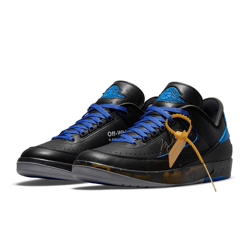 Off-White™ x Air Jordan 2 Low '' Black Blue '' 黑藍 解構 男女款 DJ4375-004 [台灣現貨]