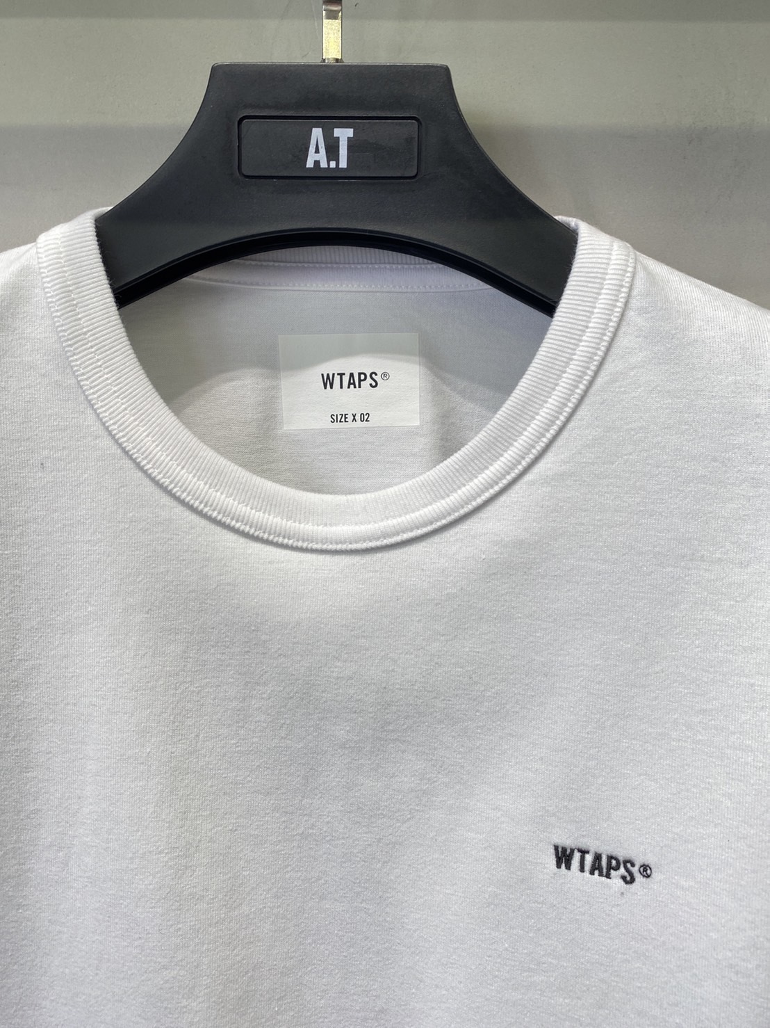 WTAPS STENCIL / LS / COPO 白色厚長T