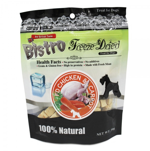 FD脫水雞肉胡蘿蔔50g(狗用)