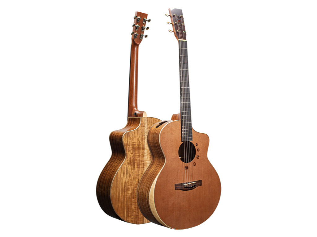 L.Luthier - Aca C 40吋全實木吉他 相思木 側音孔 音色甜美 顆粒飽滿