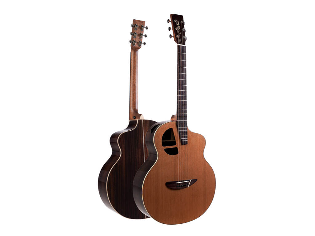 L.Luthier - Le RC 41吋單板吉他 玫瑰木 側音孔 內建拾音器 音色扎實 顆粒飽滿