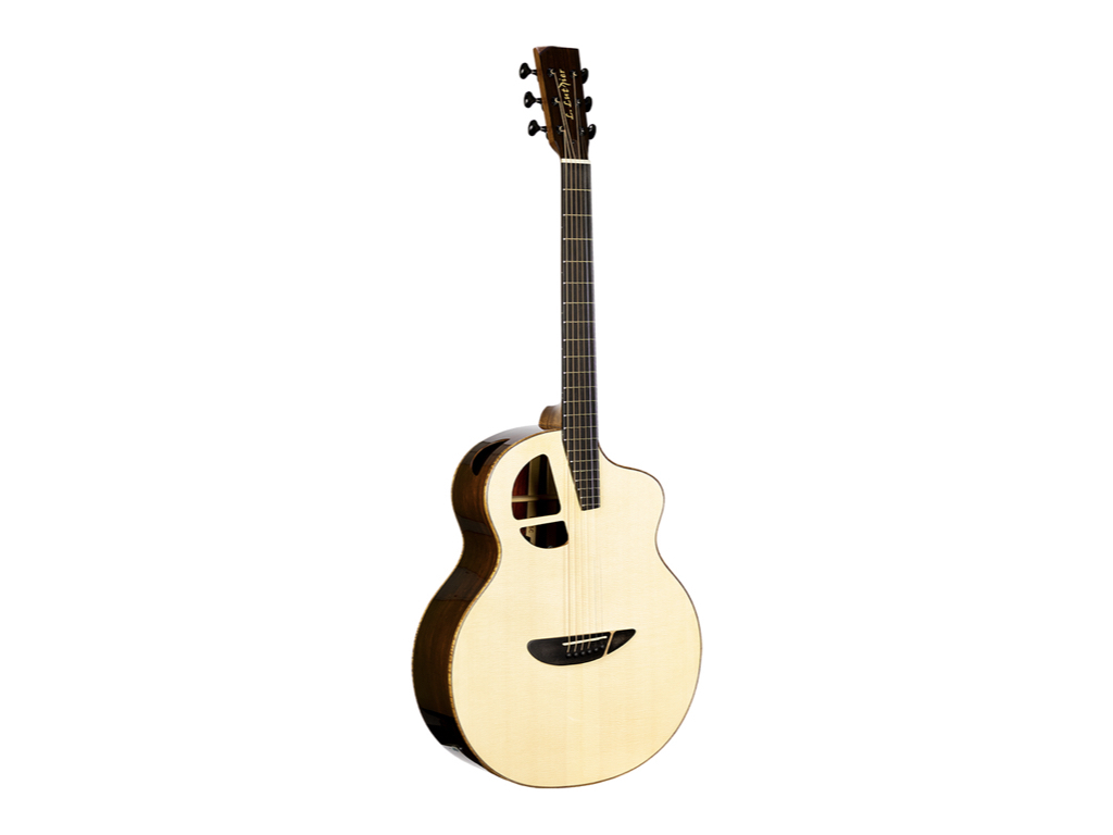 L.Luthier - Le SC 41吋全實木吉他 可插電 表演款 側音孔 可可菠蘿 cocobolo 第 3 張圖片｜三峽吉他 / Bass