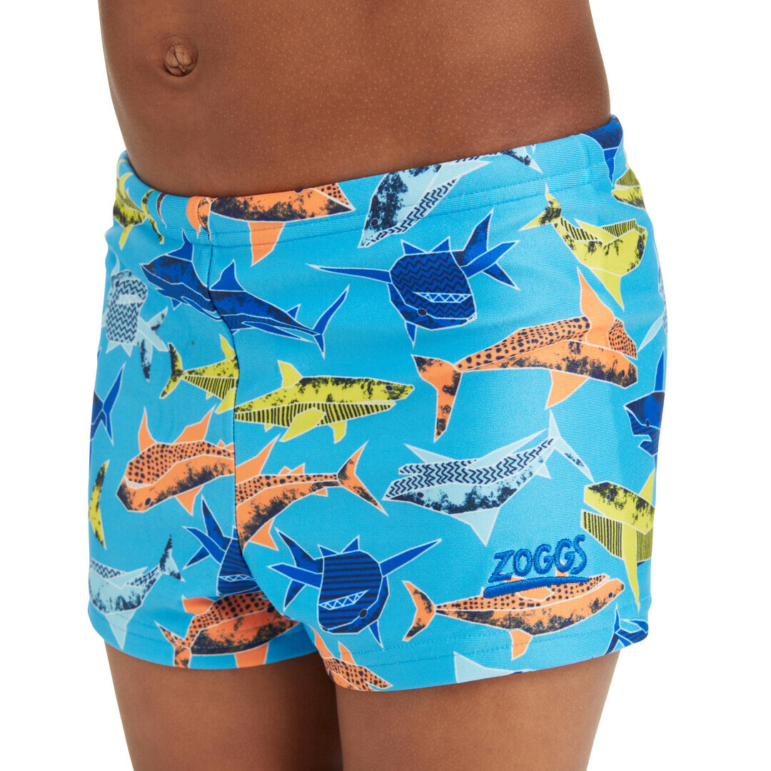 ZOGGS 幼童《群鯊突圍》環保四角泳褲