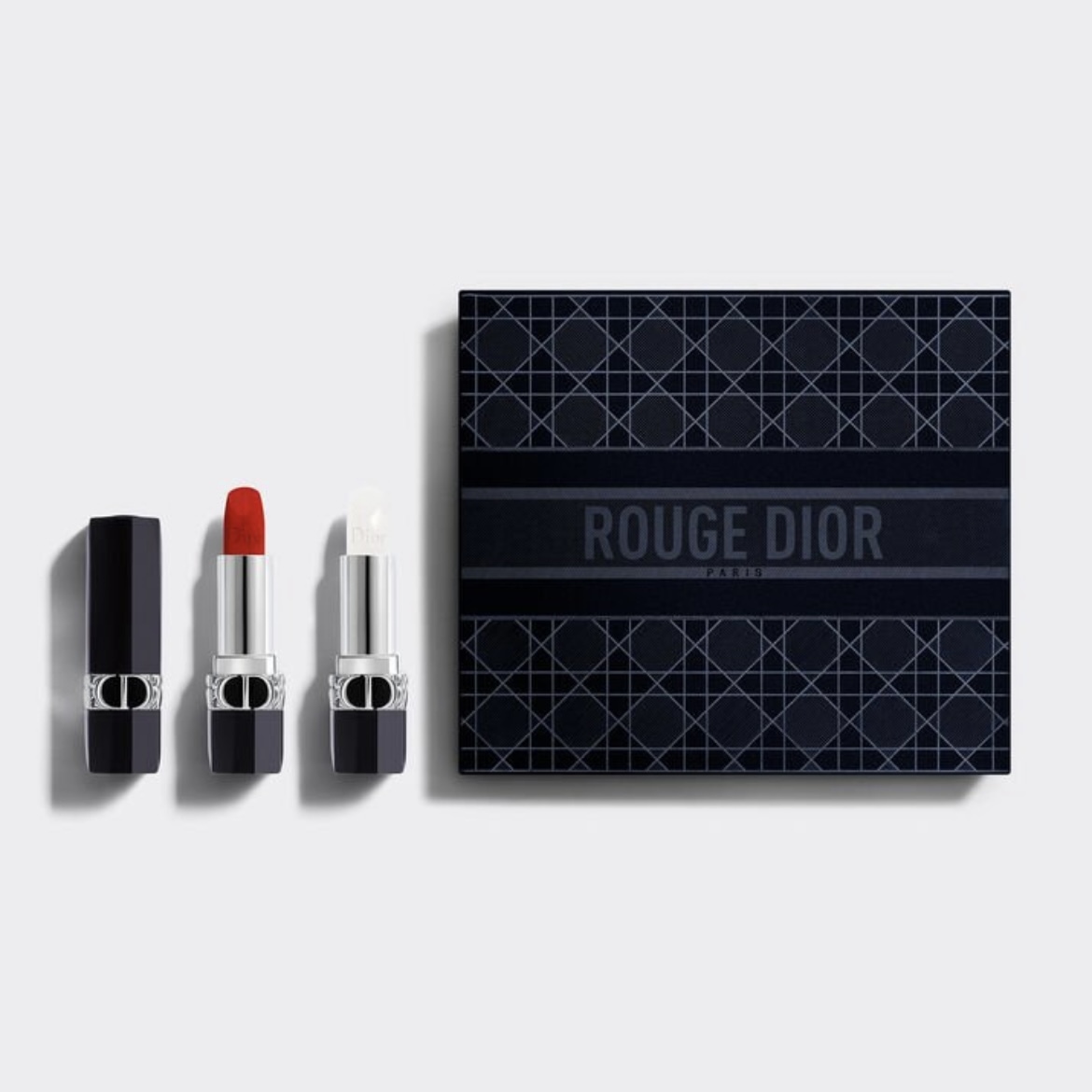 *特價* Dior - 節日限定⭐️2支唇膏套裝 + 絲絨化妝盒