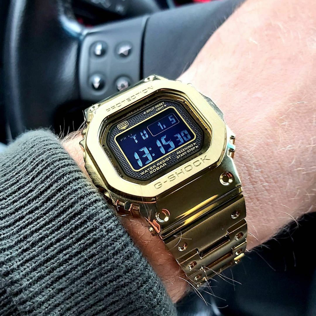 [預訂] G-Shock GMWB5000GD-9 Yellow Gold