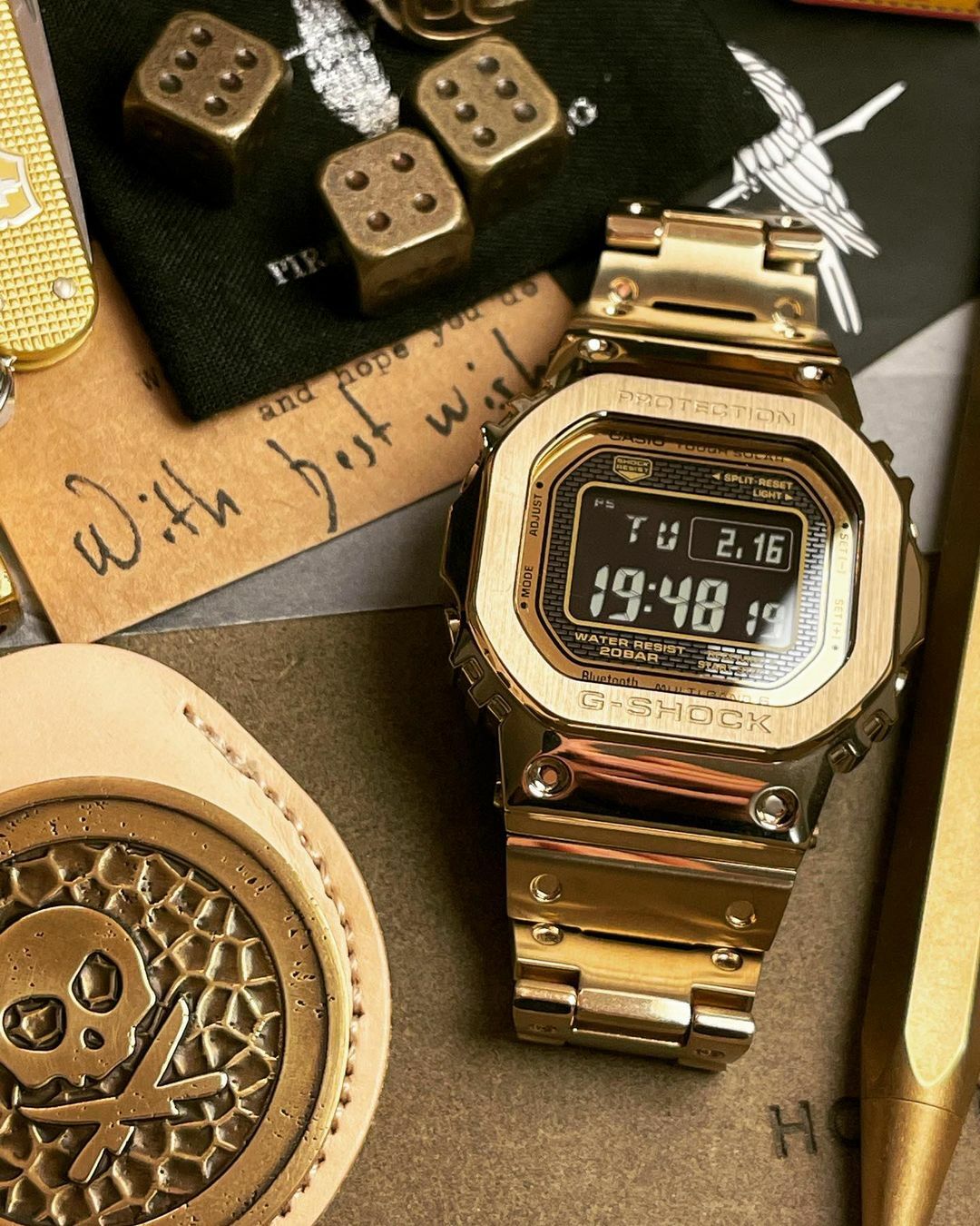 [預訂] G-Shock GMWB5000GD-9 Yellow Gold