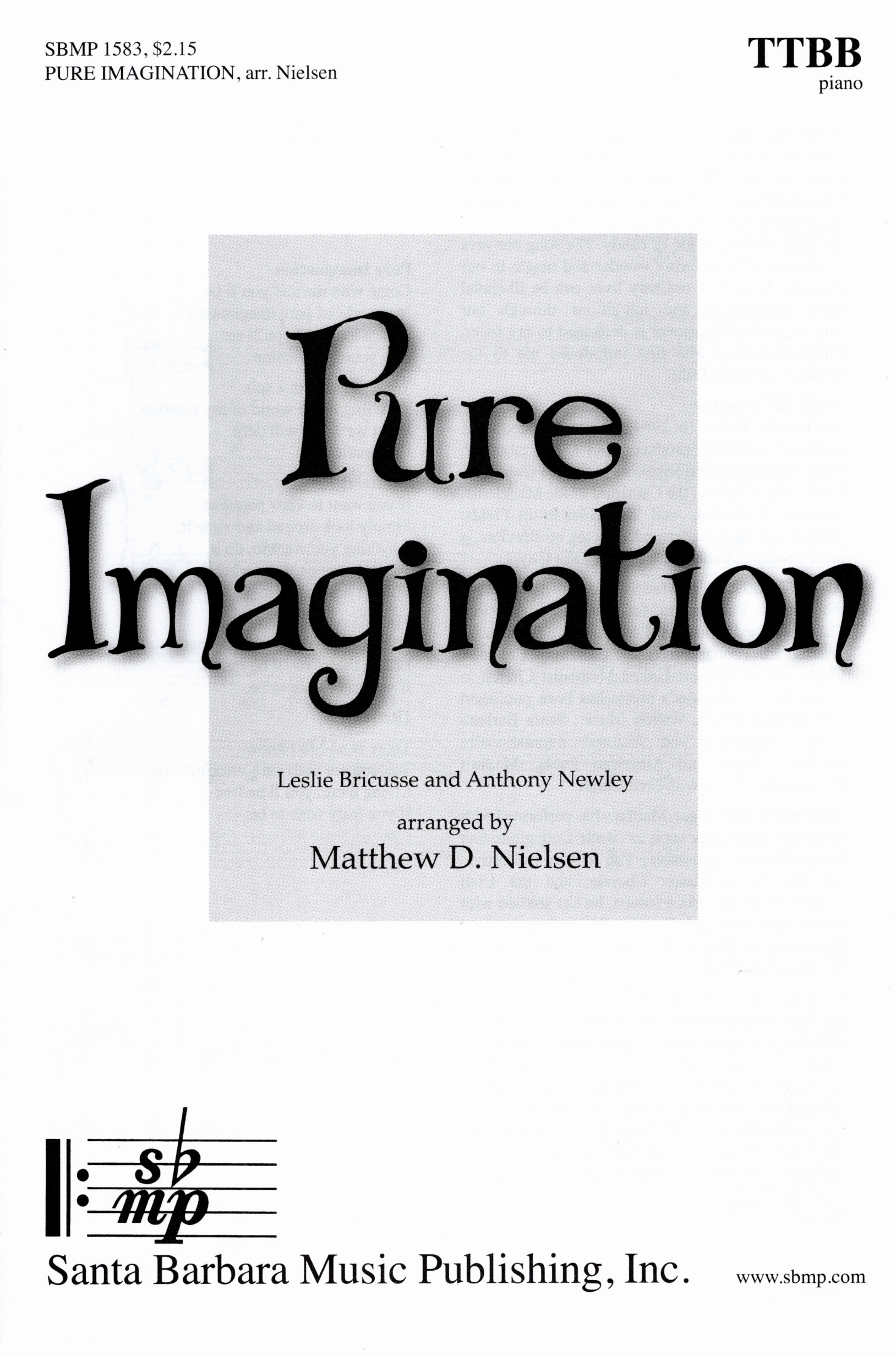 【男聲四部】《Pure Imagination》