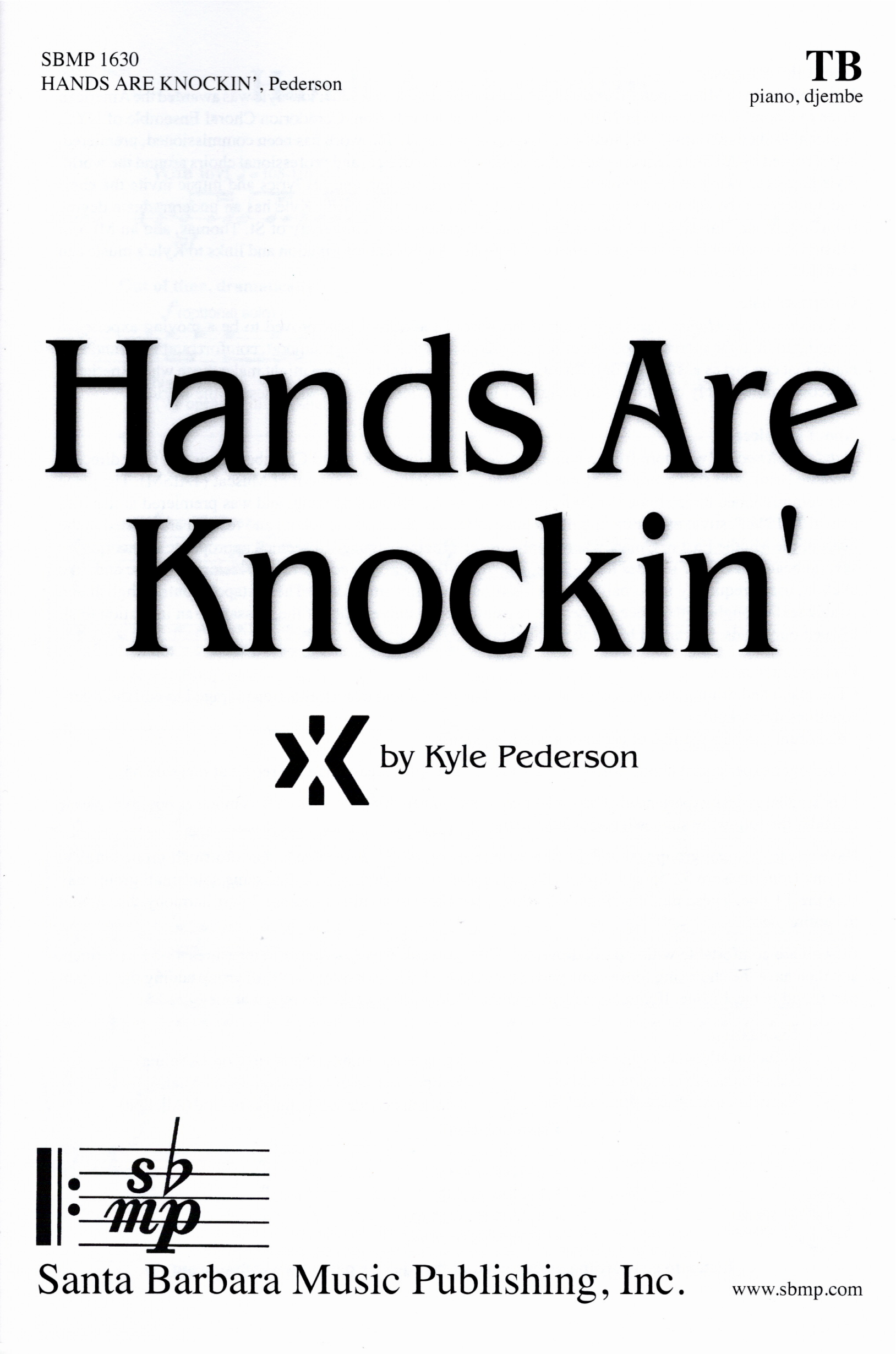 【男聲二部】《Hands are Knockin'》