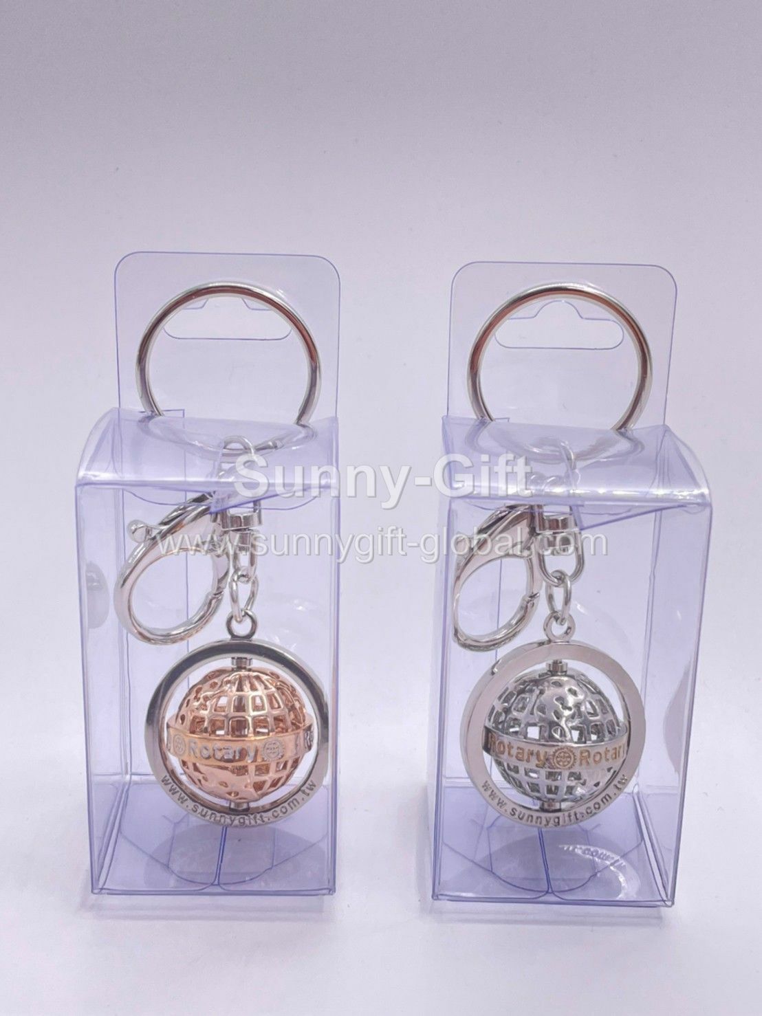 Rotary globe Keychain