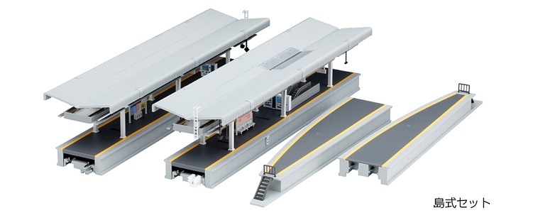 Kato 23-160 N規 近郊型月台DX 島式月台組