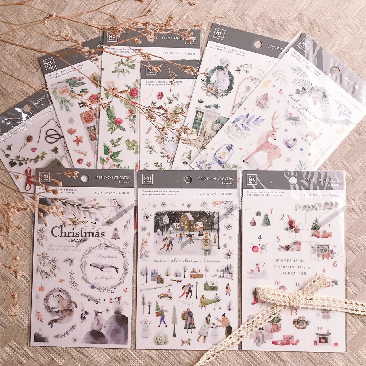 MU｜轉印貼紙 聖誕限定