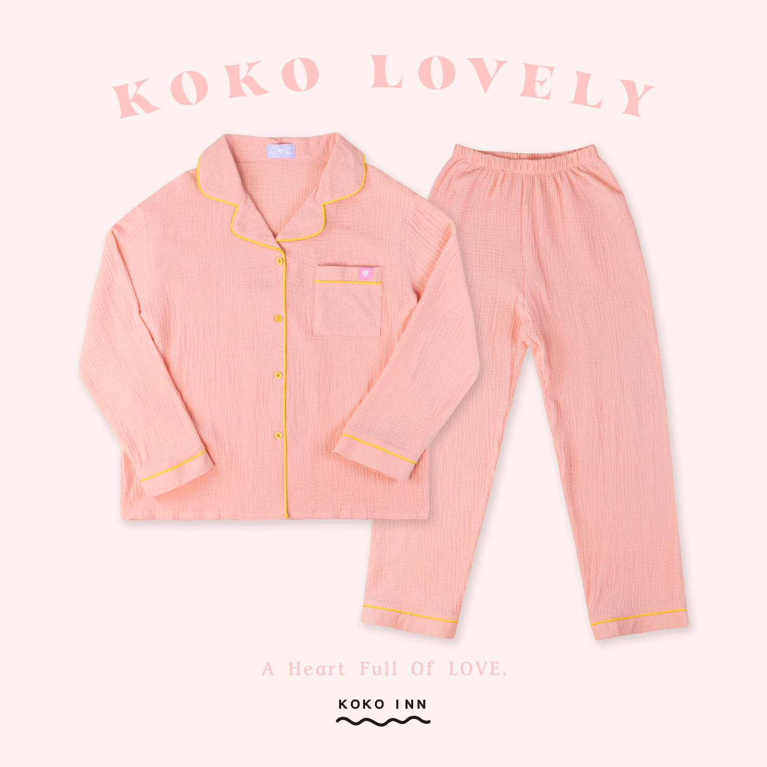 KOKO LOVELY 糖果色成套居家服