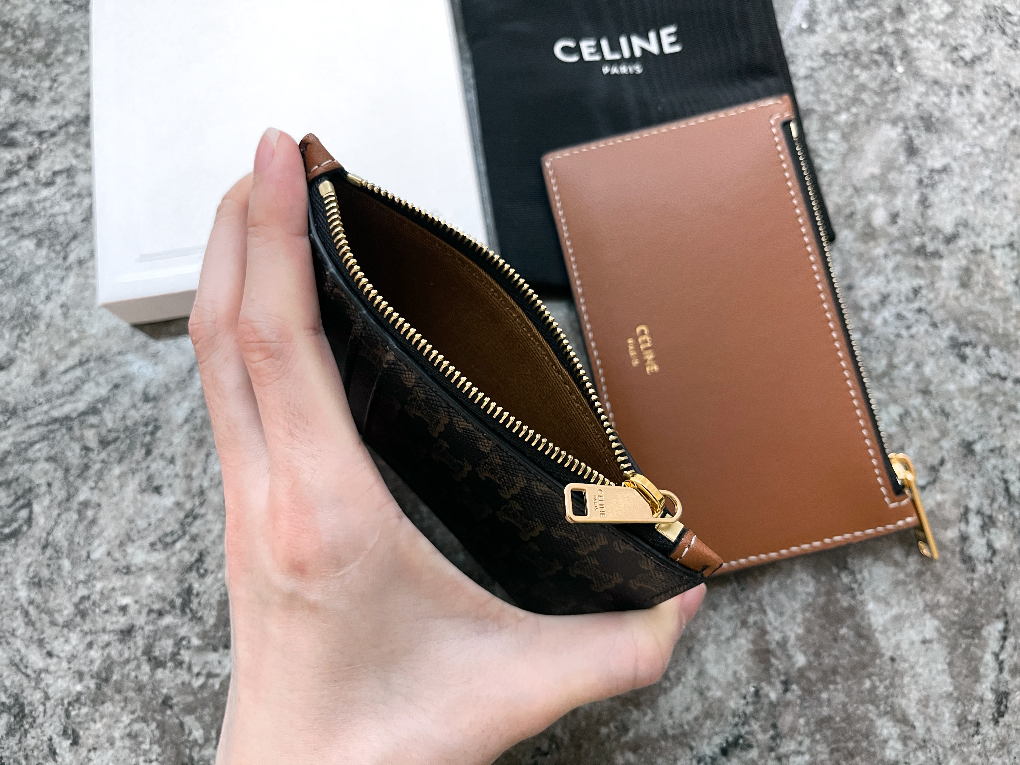 CELINE Zipped Compact Cardholder