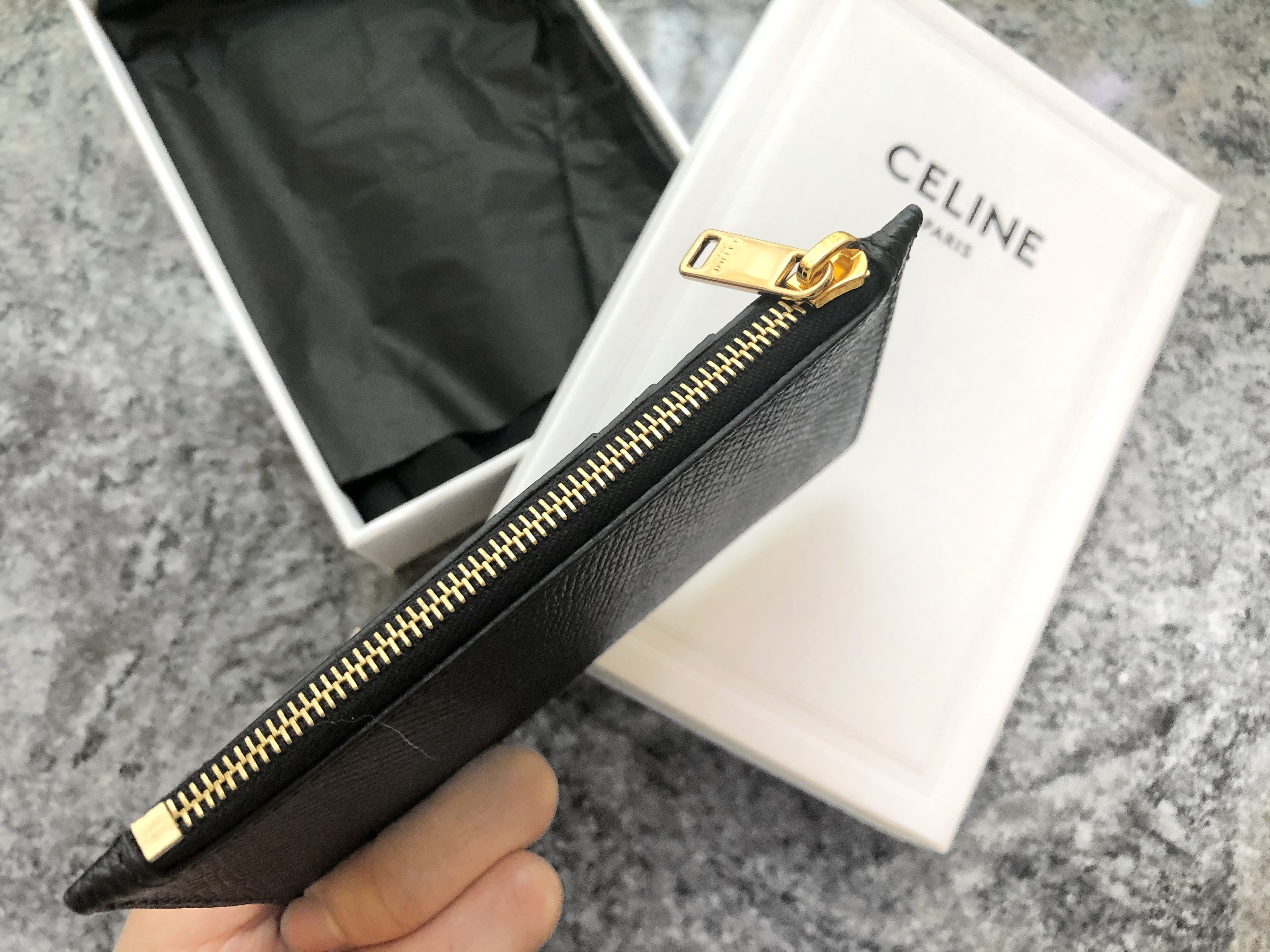 CELINE Zipped Compact Cardholder