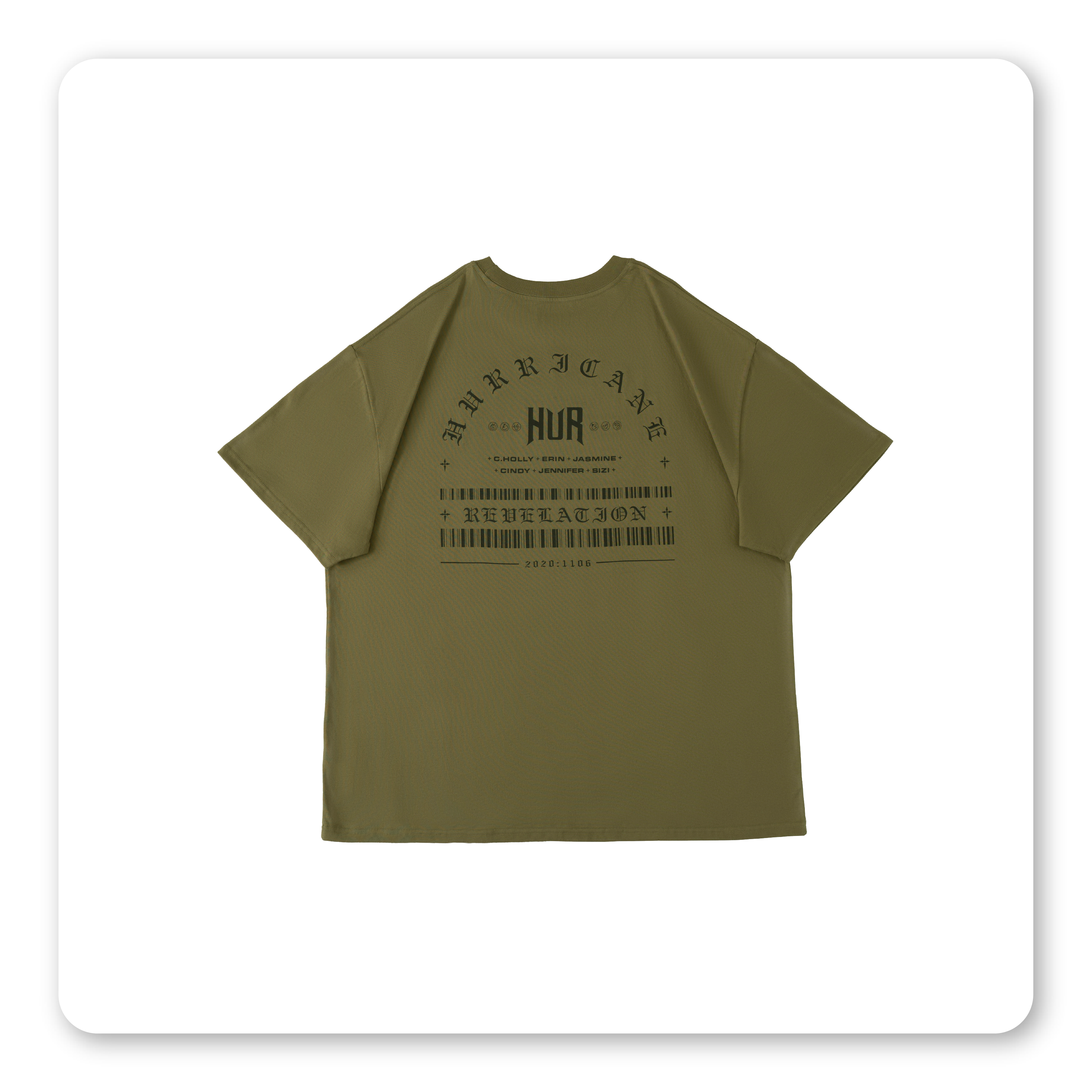 HUR 啟示錄Tshirt-軍綠色