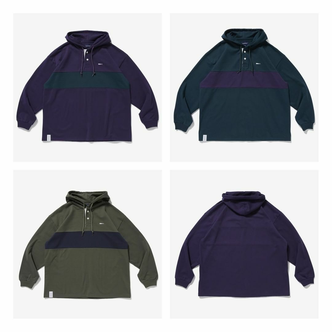 2021AW DESCENDANT BERRYS HENLEY NECK HOODED 帽T 現貨