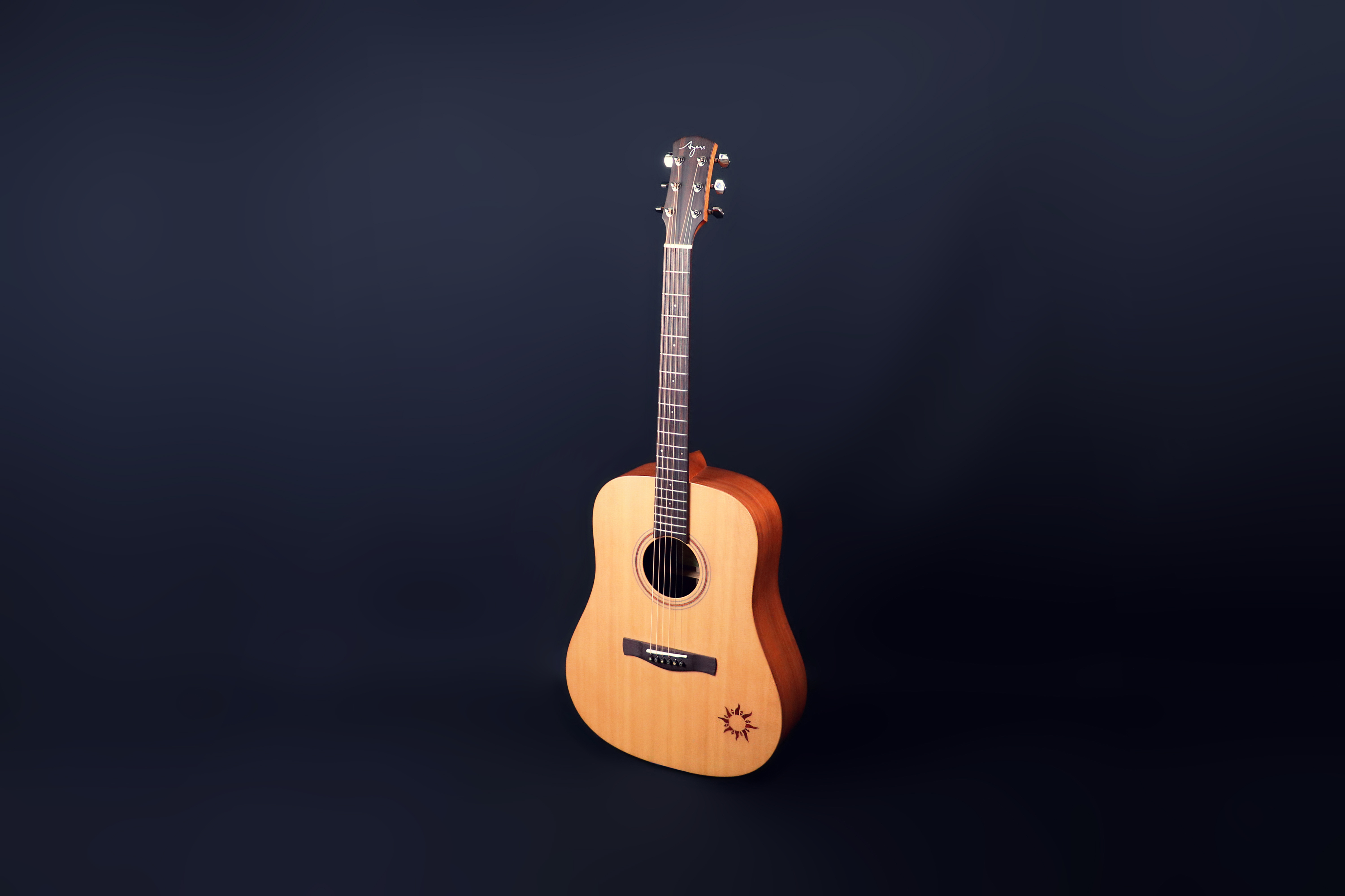 Ayers D02 Sun (DS-NSW) 41吋全實木吉他 小太陽 內建奧昇系統 音色好 手感佳 台灣品牌 第 3 張圖片｜三峽吉他 / Bass