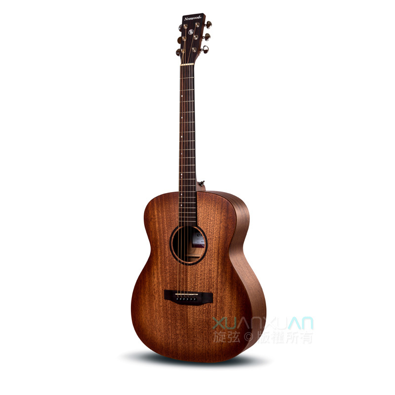 Neowood SOM-2 40吋單板吉他 音質佳 手感佳 虎紋漸層 台澳品牌