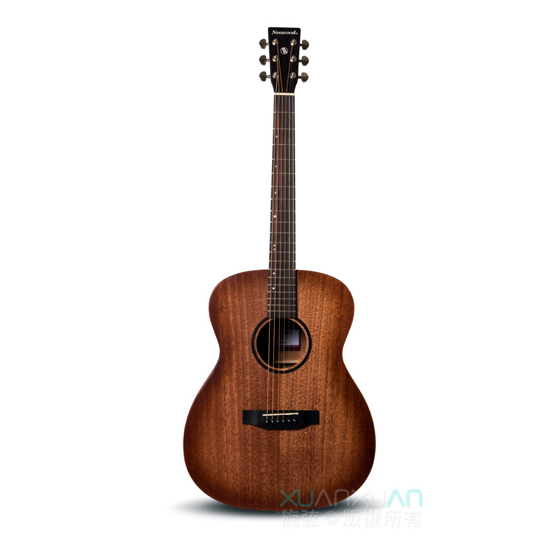 Neowood SOM-2 40吋單板吉他 音質佳 手感佳 虎紋漸層 台澳品牌 第 3 張圖片｜三峽吉他 / Bass