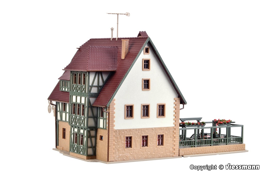 Vollmer 47711 N Inn with butcher's shop and interior