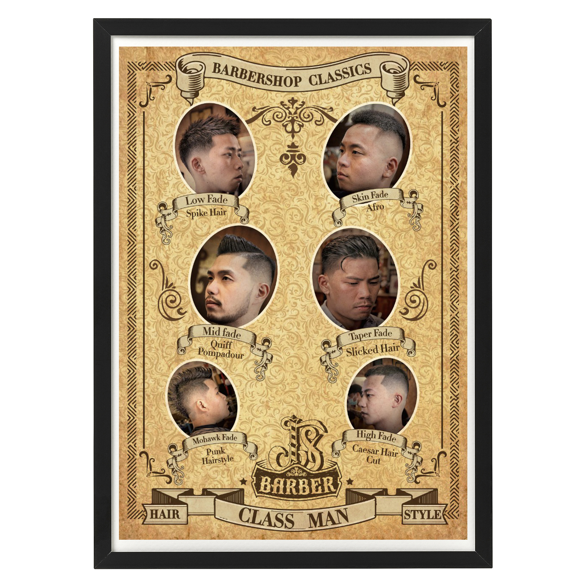 𝕵’𝖘 𝖇𝖆𝖗𝖇𝖊𝖗 𝖘𝖍𝖔𝖕 "CLASS MAN" Poster