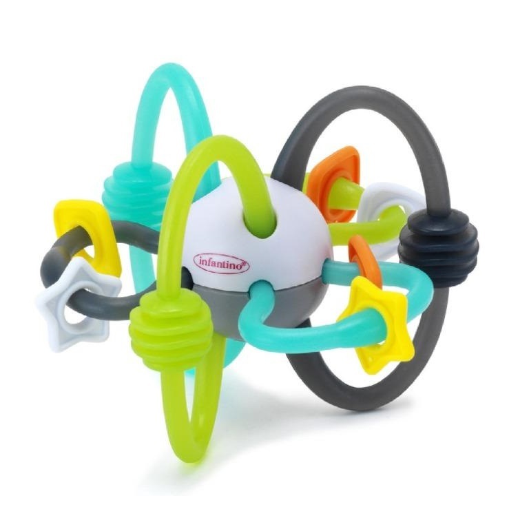 INFANTINO 搖鈴牙膠軟球