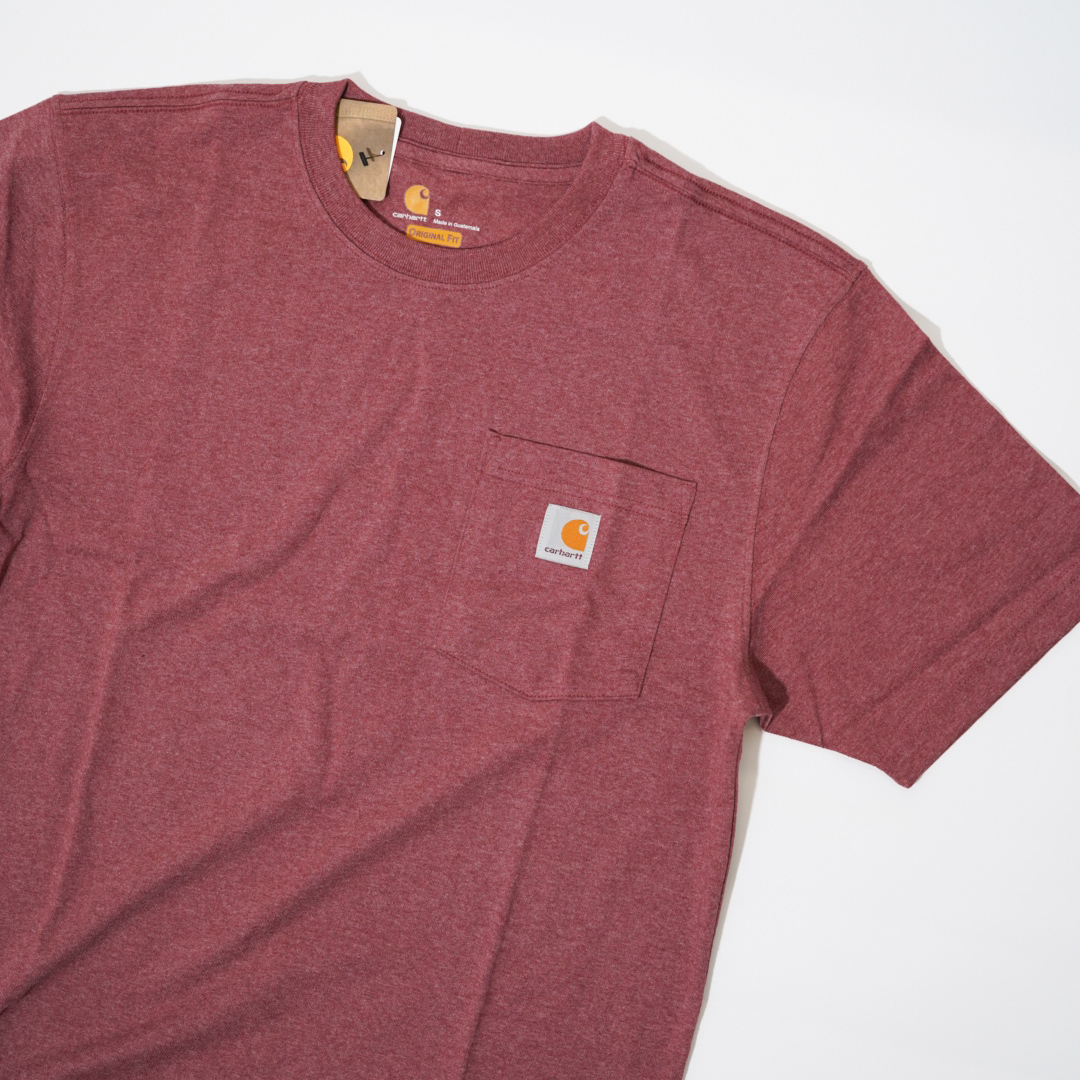 [現貨] Carhartt K87 Pocket Tee "Henna Heather"