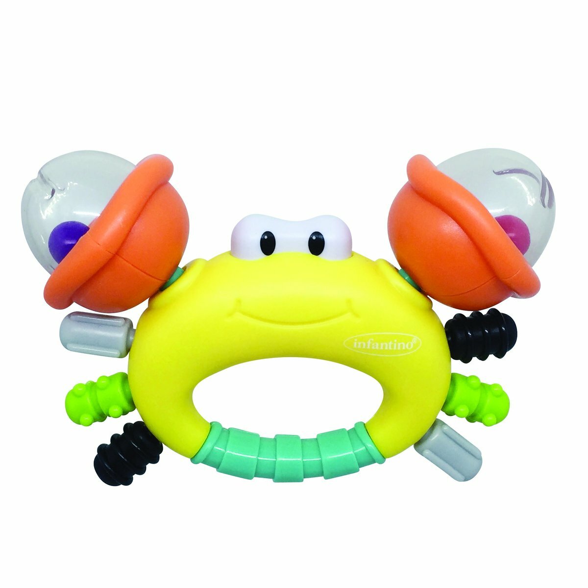 INFANTINO 搖鈴牙膠 沙蟹