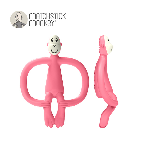 英國Matchstick Monkey 咬咬猴牙刷固齒器 - 櫻花猴