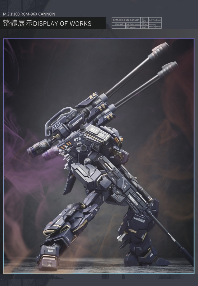 MG RGM-96X Jesta Cannon 未開封 MG 1/100 RGM-96X Jesta Cannon E.F.S.F. Special Operations