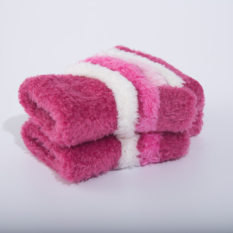 【肌暖】經典小童款 1-3歲立體條紋專利半指手套丨C7154H