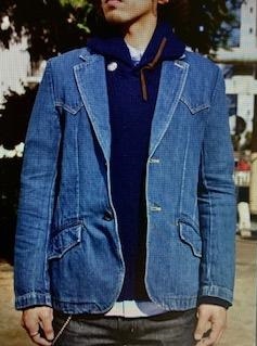 ON SALE: VISVIM SOCIAL SCULPTURE WILD BUNCH BLAZER DAMAGED *SLIM FIT - SIZE 1 PRE ORDER ITEM (預訂中)