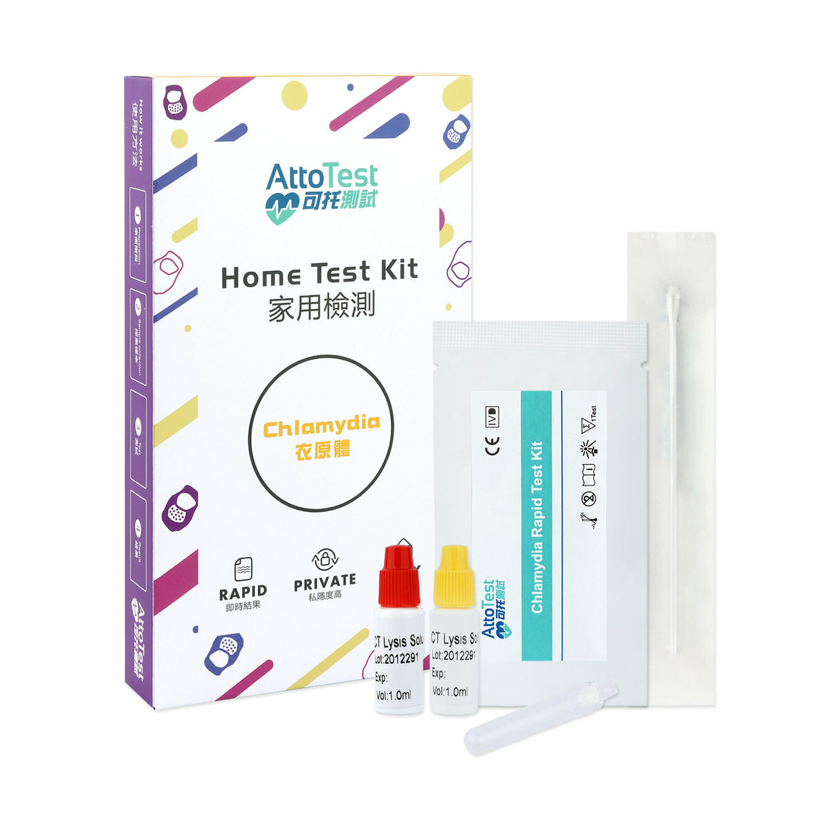 可托醫療 ⾐原體 (家用快速測試)