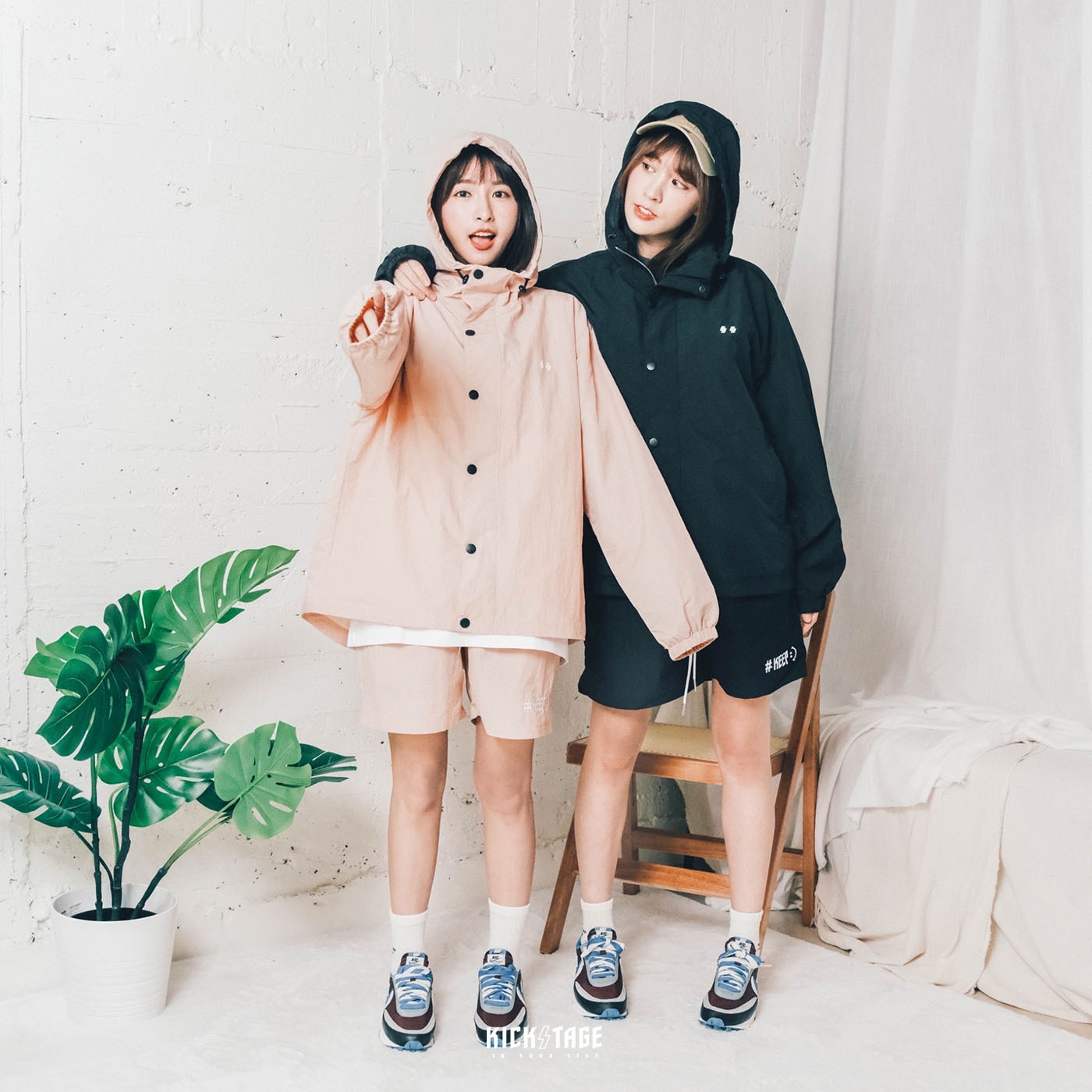 [特價商品無退換] KEEP PARKA JACKET 黑色 軍綠 奶茶 淺粉 #KEEP 閃電微笑 防風外套 防潑水 風衣【KS94】25SALE