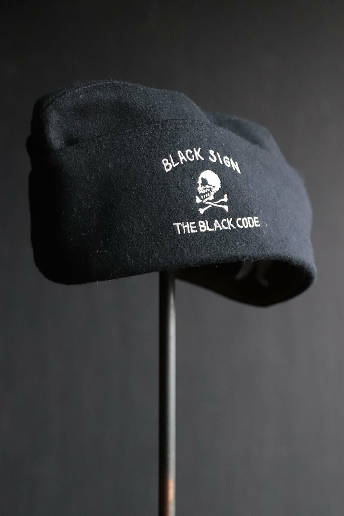 Black Sign BS Garrison Cap / Deep Sea Black