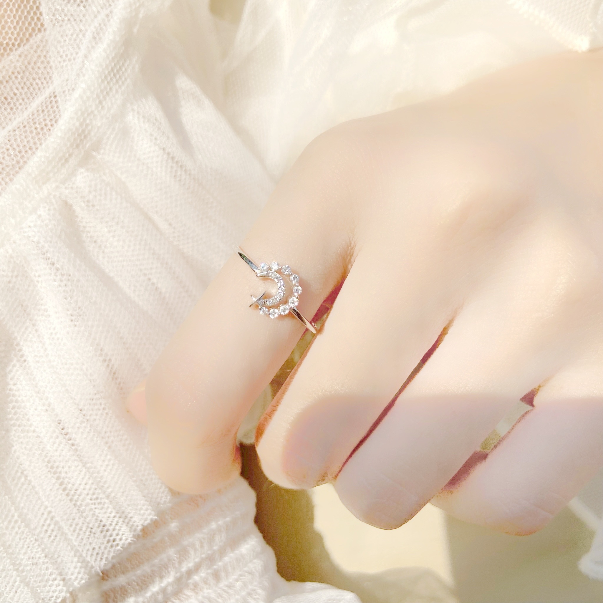 | 925純銀 | 月亮情書戒指 | RI0335 |