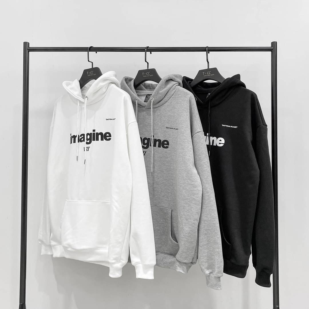 (GOAL)IMAGINE 街頭IN英文個性重磅寬鬆帽TEE