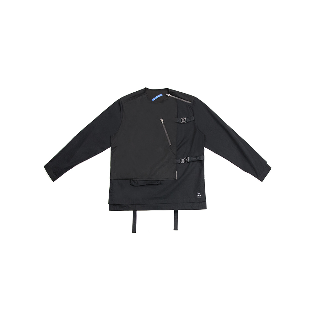 解構功能上衣 - 黑