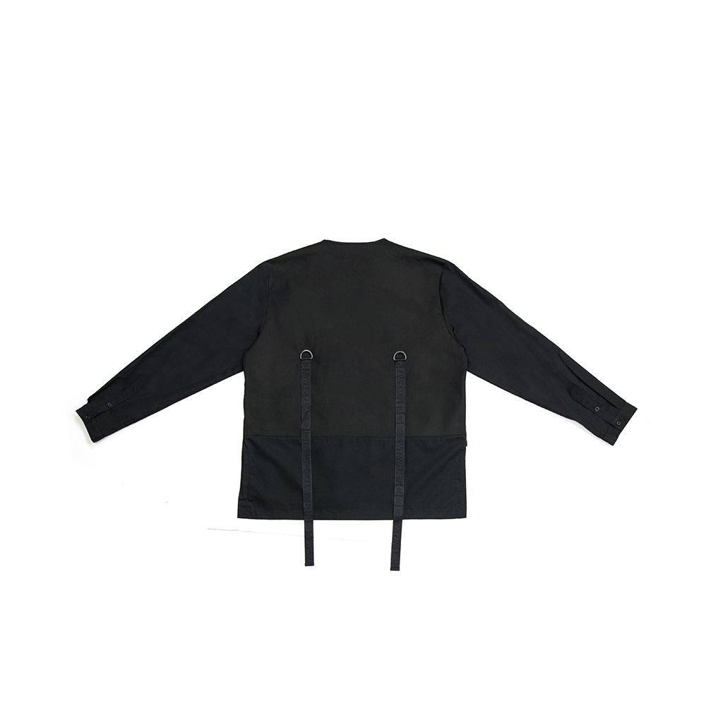 解構功能上衣 - 黑