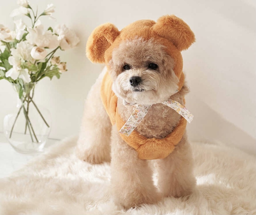 毛茸茸背心 Bebe Fur Crop 芥黃-It’s sunny outside